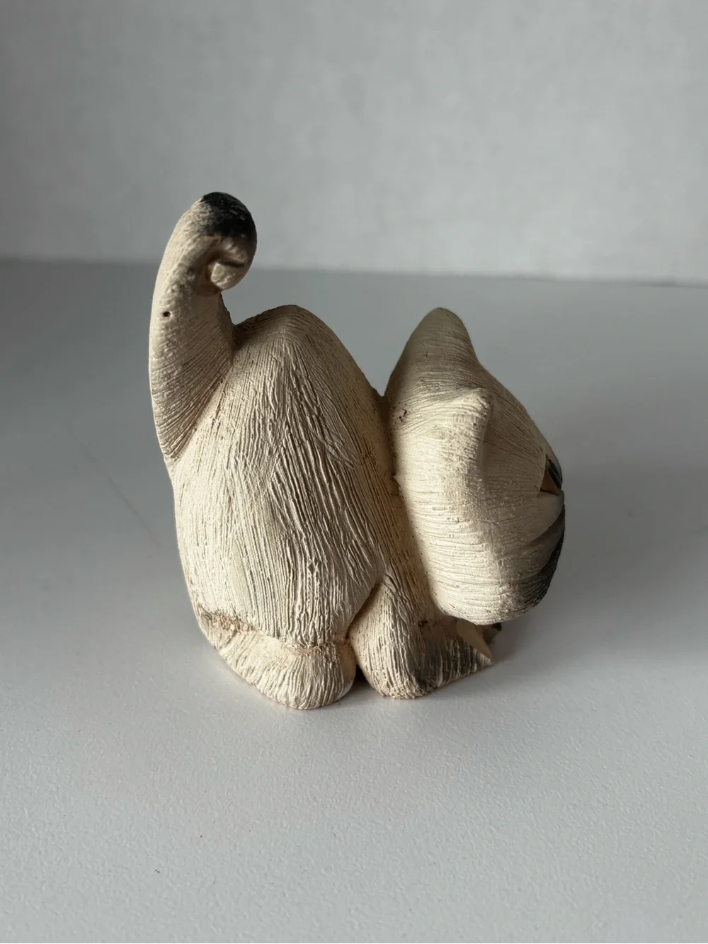 Vintage 3” Crouching Cat Artesania Rinconada art pottery
